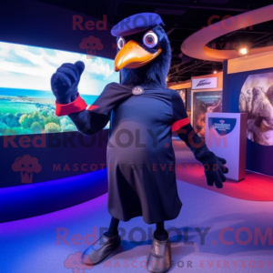 Navy Crow mascot costume...