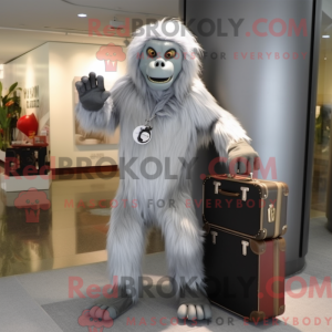 Silver Orangutan mascot...