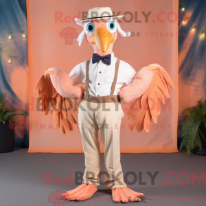Peach Archeopteryx maskot...
