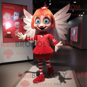 Red Tooth Fairy mascot...