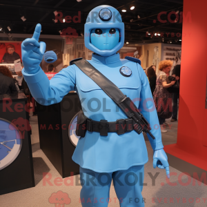 Disfraz de mascota Sky Blue...