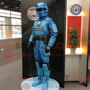 Sky Blue Gi Joe mascot...