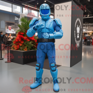 Sky Blue Gi Joe maskot...