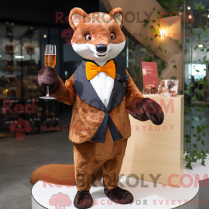 Rust Marten maskot kostume...
