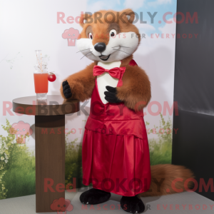 Maskottchenkostüm Rotes...
