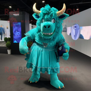 Cyan Minotaur mascotte...