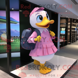 Maskottchenkostüm Pink Duck...