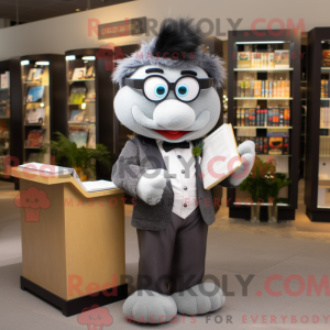 Gray Pho mascot costume...