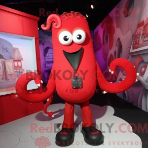 Maskottchenkostüm Roter...