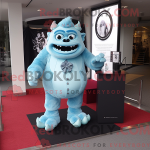 Sky Blue Ogre mascot...