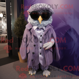 Lavendeleule Maskottchen...