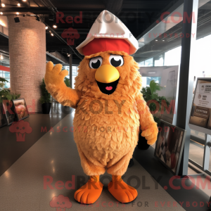 Tan Chicken Parmesan mascot...