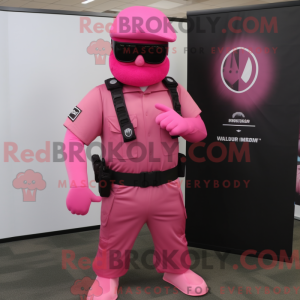 Pink Para Commando mascot...