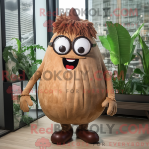 Brown Onion mascot costume...