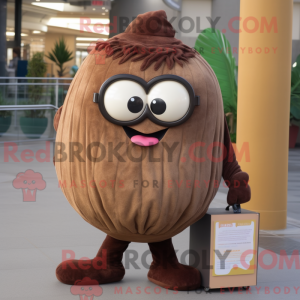 Brown Onion mascot costume...