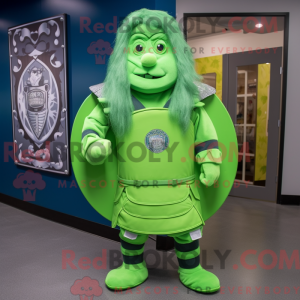 Lime Green Celtic Shield...