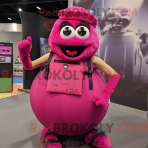Magenta Grenade mascot...