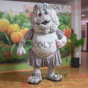 Gray Cauliflower mascot...
