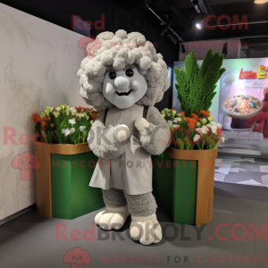 Gray Cauliflower mascot...