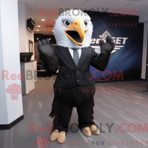Black Bald Eagle mascot...
