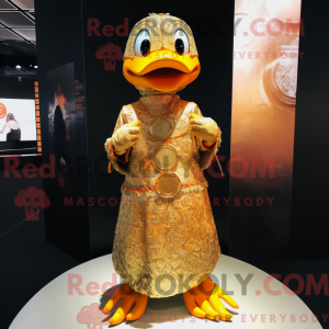 Gold Mandarin mascot...
