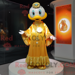 Gold Mandarin mascot...