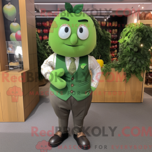 Forest Green Apple mascot...