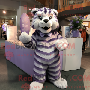 Lavender Tiger mascot...