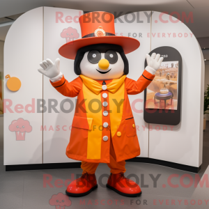 Orange Ring Master mascot...