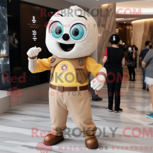 Costume de mascotte Tan Dim...
