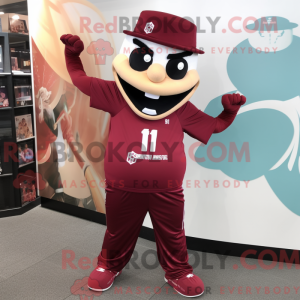 Maroon Acrobat mascot...