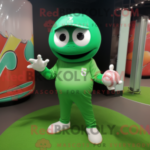 Groen honkbalbal...