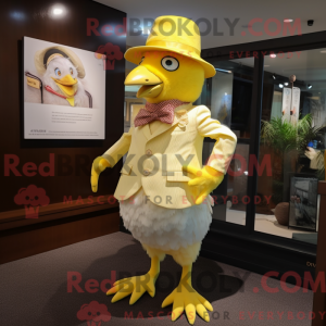 Lemon Yellow Chicken mascot...