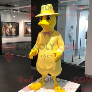 Lemon Yellow Chicken mascot...