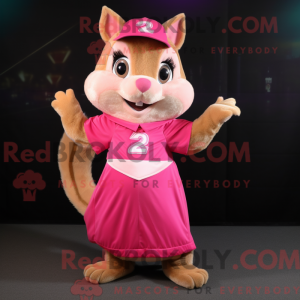 Maskottchenkostüm Rosa...