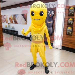 Lemon Yellow Ninja mascot...