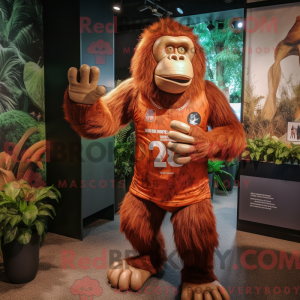 Rust Orangutan mascot...