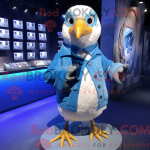 Blauer Albatros Maskottchen...