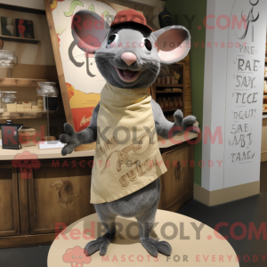 Gray Ratatouille mascot...