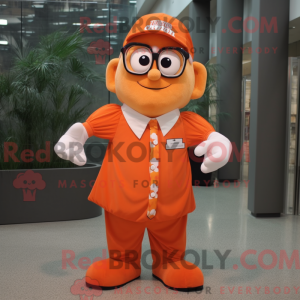 Postava maskota Orange...