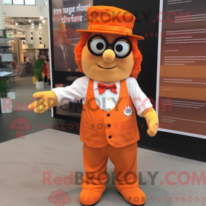 Orange Chief mascot costume...