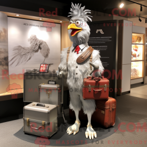 Silver Rooster mascot...