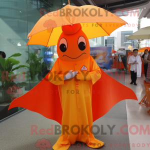 Orange Stingray mascot...