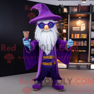 Máscara de feiticeiro roxo...