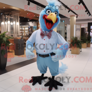 Sky Blue Roosters mascot...