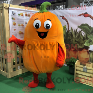 Máscara de laranja Pepper...