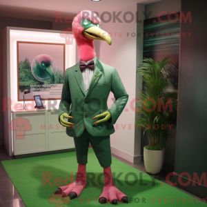 Forest Green Flamingo...