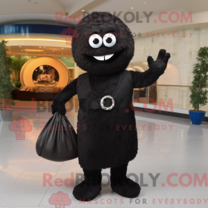 Black Bagels maskot kostyme...