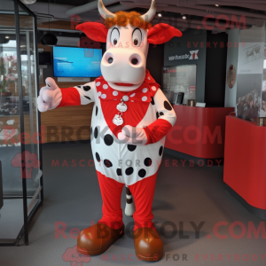 Red Holstein Cow...