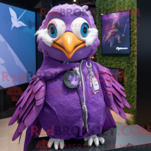 Maskotdraktfigur Purple...